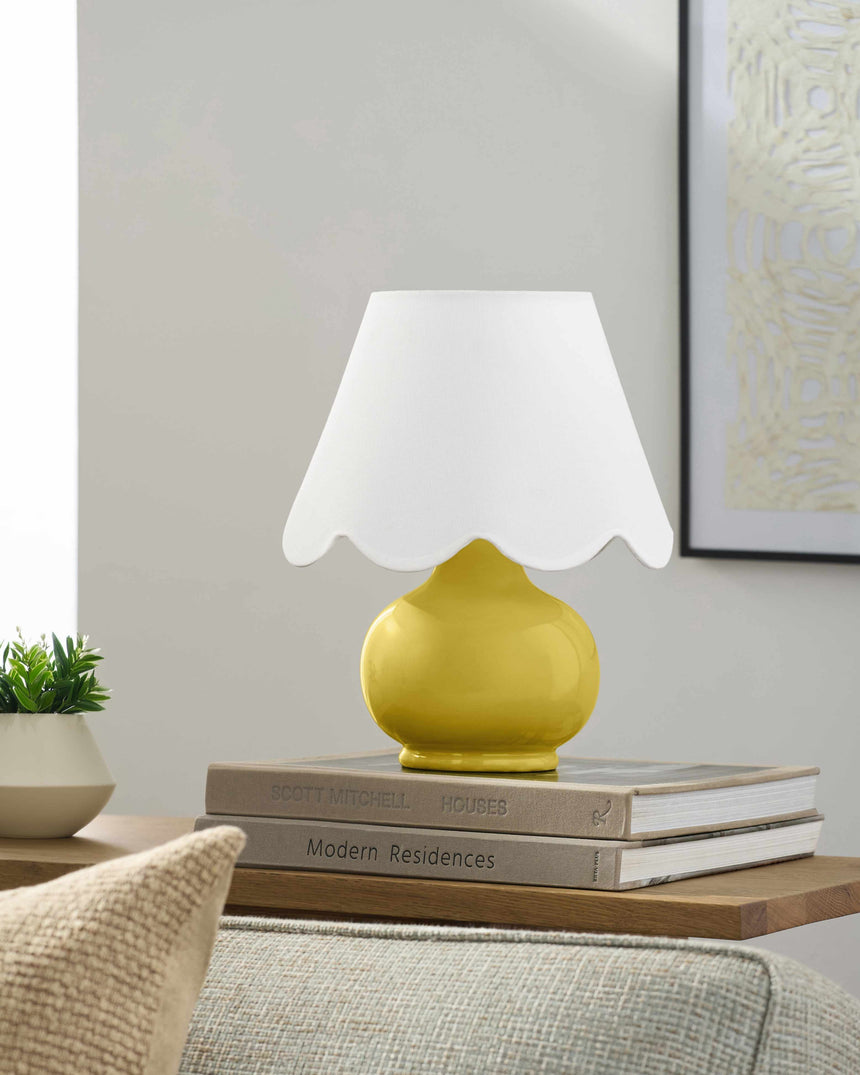 Theisseil Yellow Table Lamp