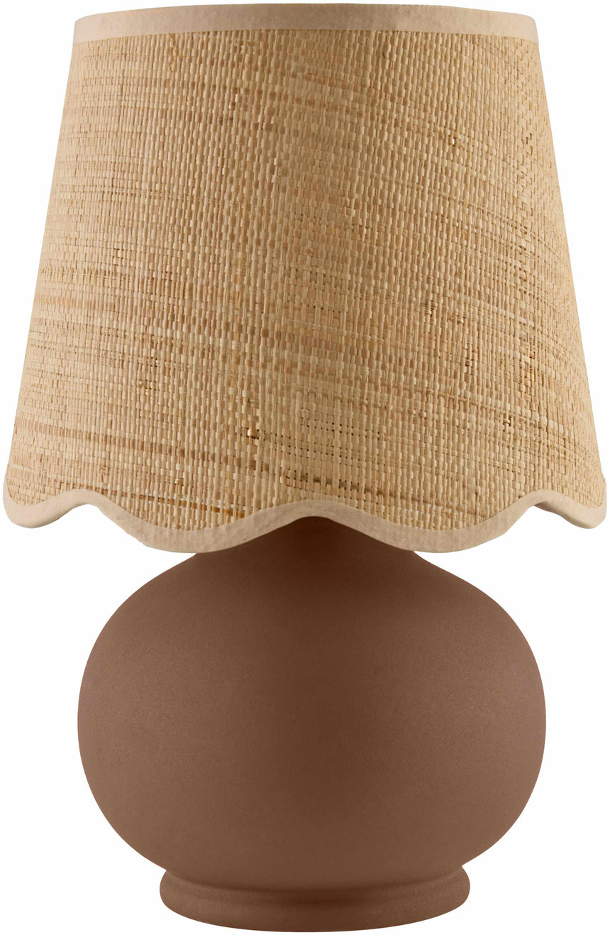 Theisseil Dark Red Table Lamp