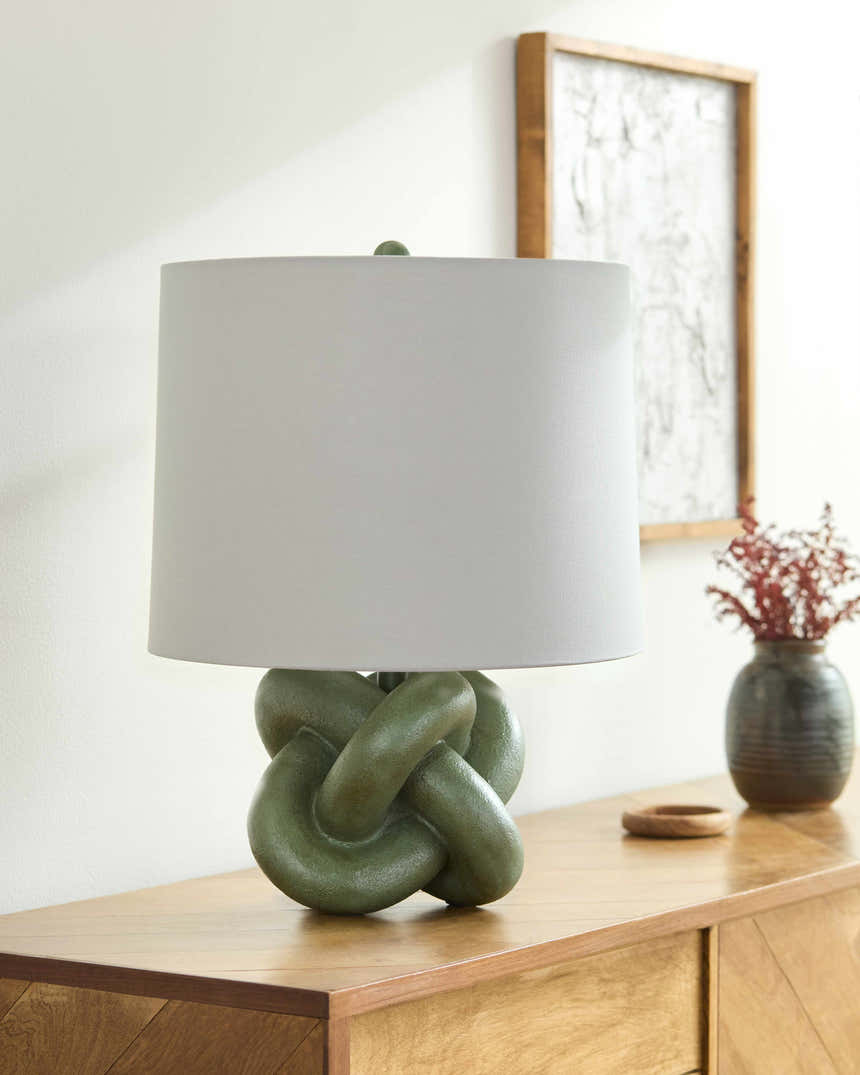 Telerghma Green Table Lamp