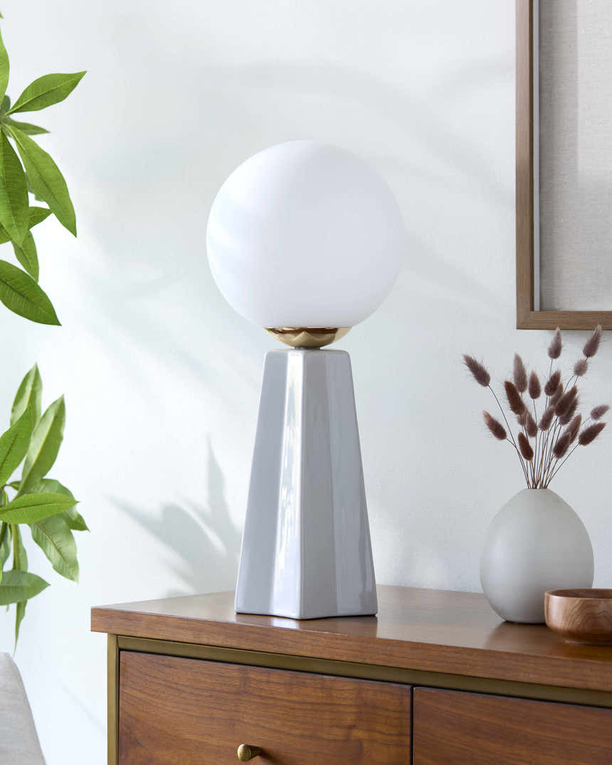 Tayeeglow Gray Table Lamp