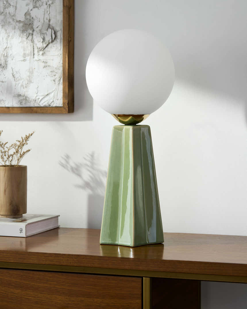 Tayeeglow Green Table Lamp