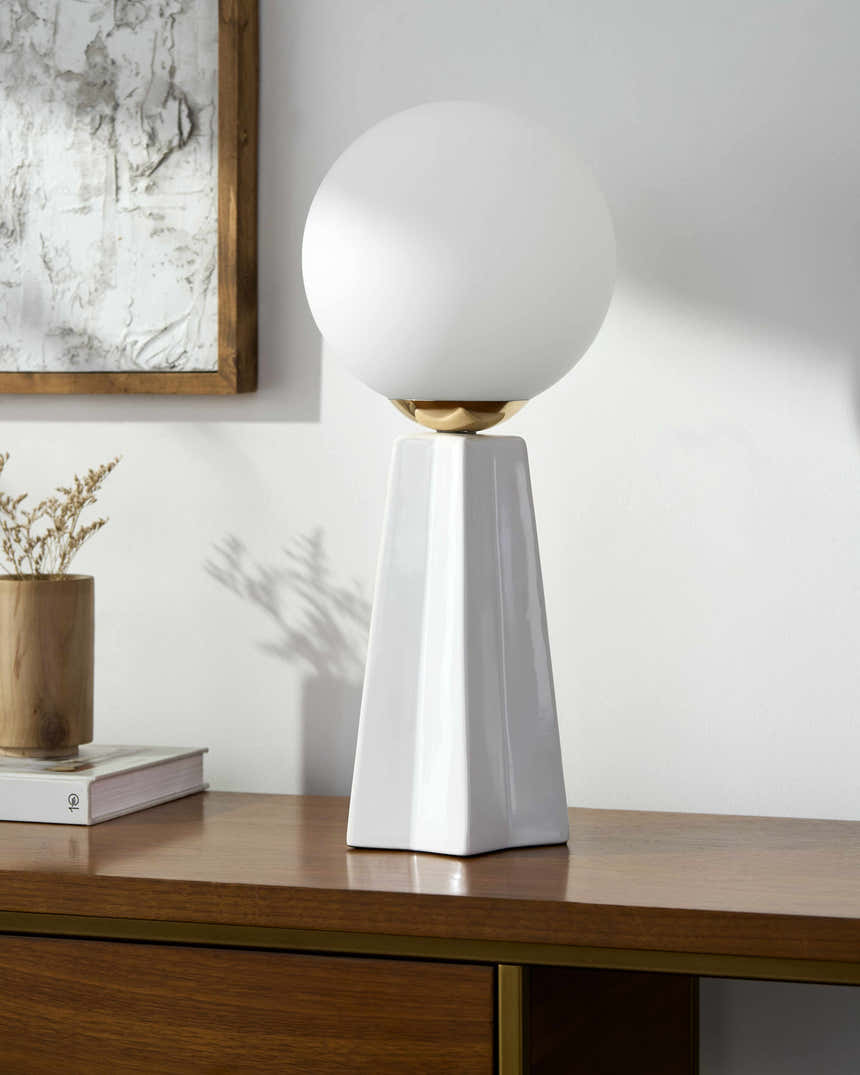 Tayeeglow White Table Lamp