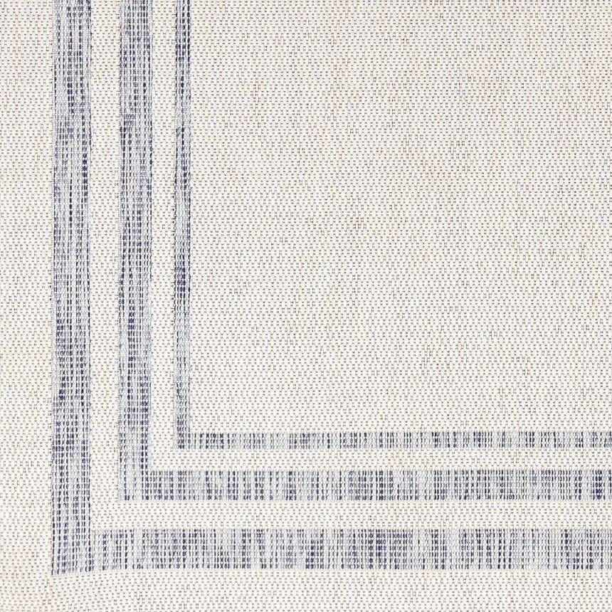 Sample Teja Cream & Blue Area Rug - Clearance