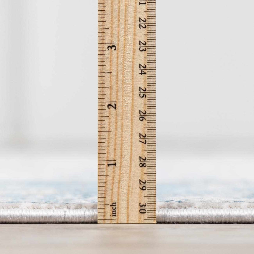 Vassar Luxury Fringed Faux Silk Rug