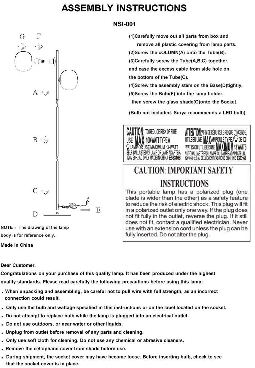 Versonnex Floor Lamp