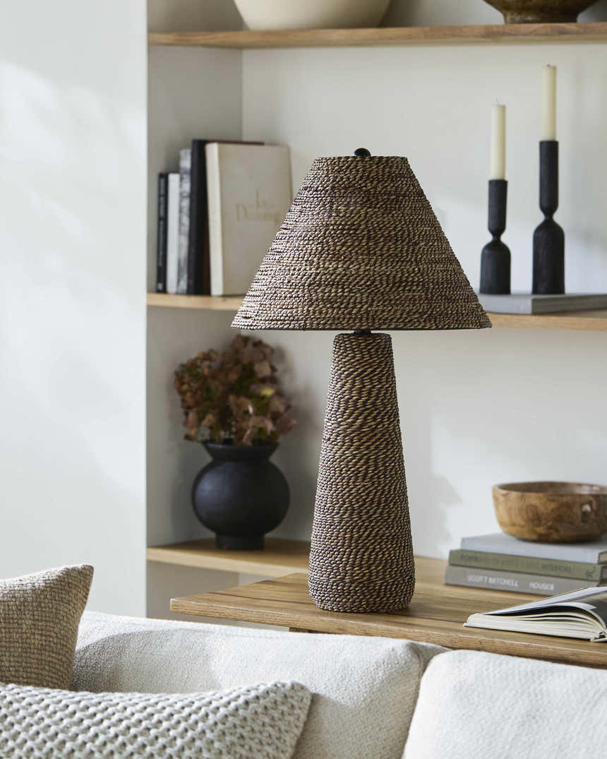 Valdeganga Dark Brown Table Lamp