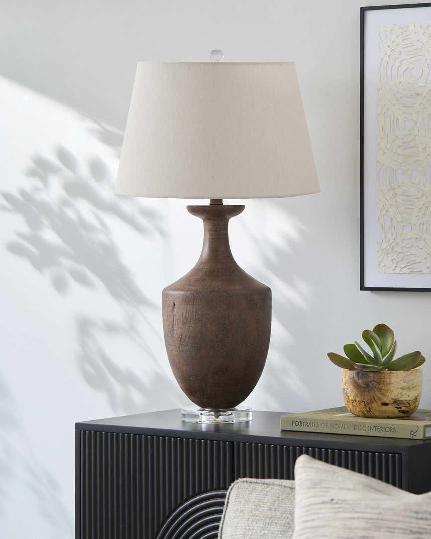 Volturino Dark Brown Table Lamp