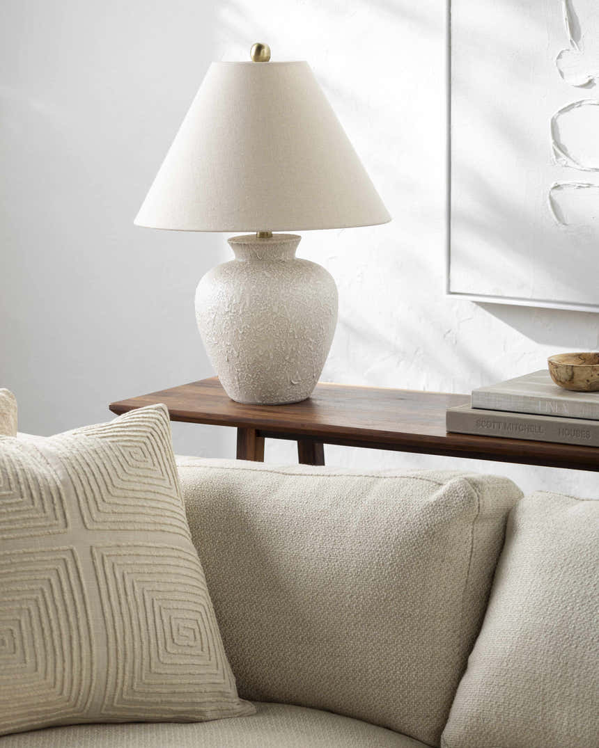 Valderrey Gray Table Lamp