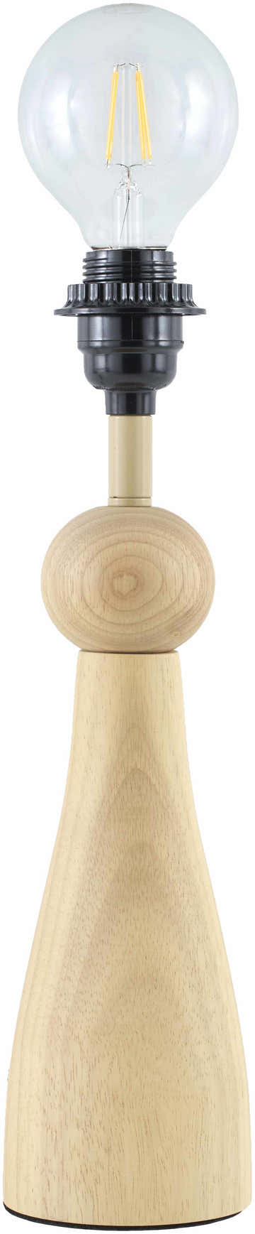 Villamejil Cream Wood Table Lamp