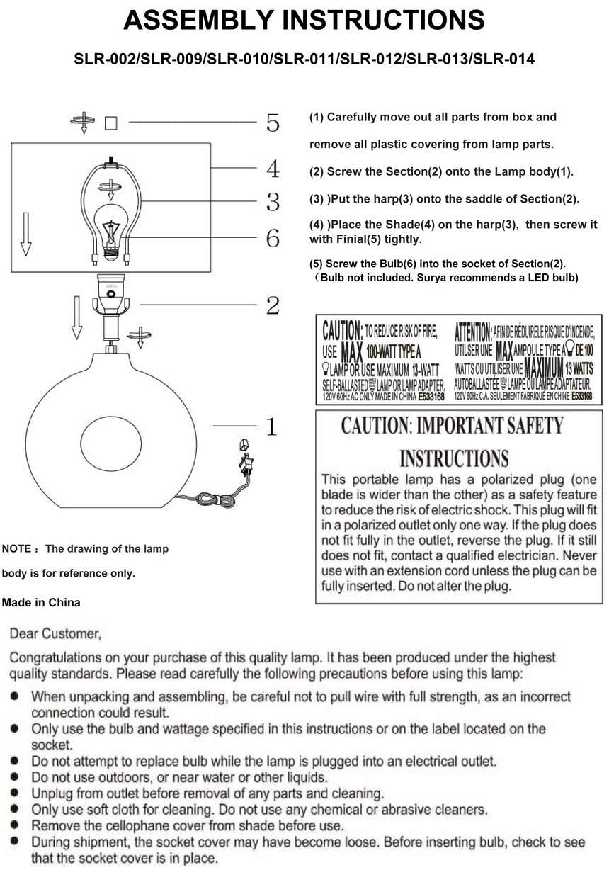 Vizcachane Blue Table Lamp