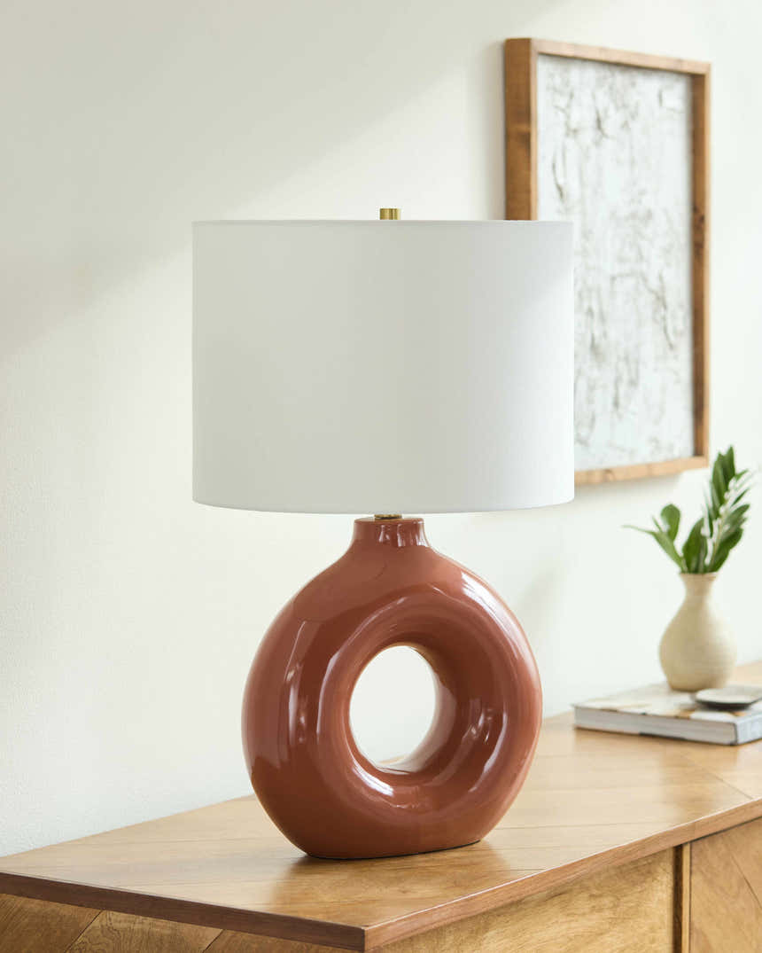 Vizcachane Red Table Lamp