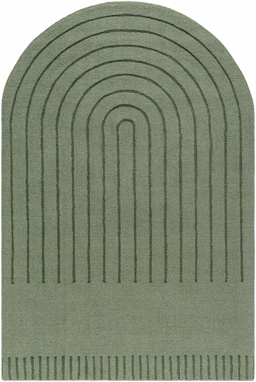 Arnona Green Area Rug