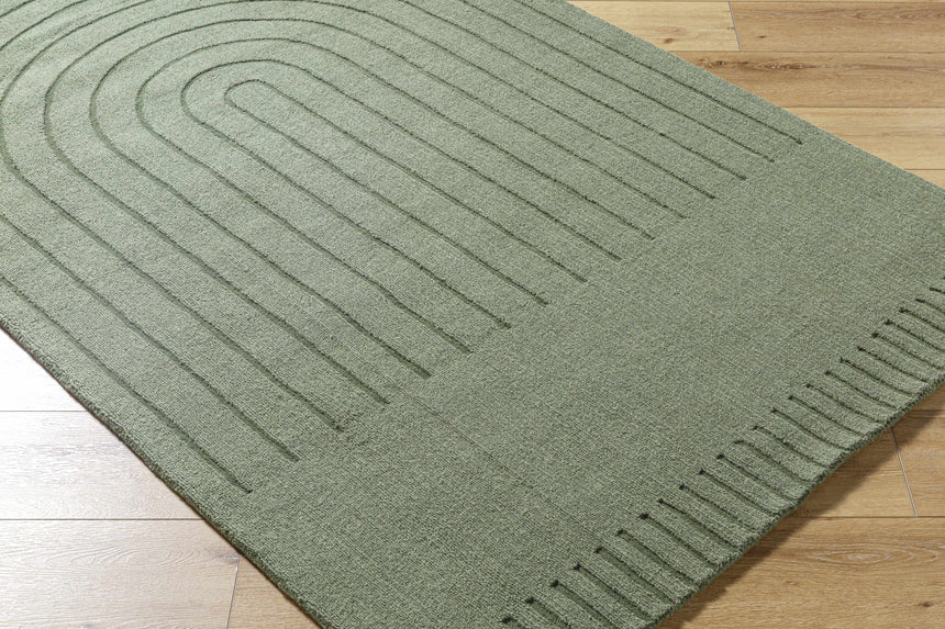 Arnona Green Area Rug
