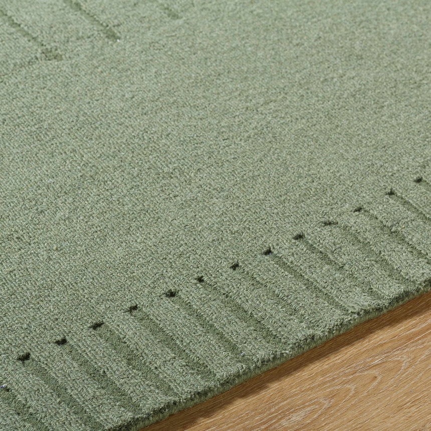 Arnona Green Area Rug