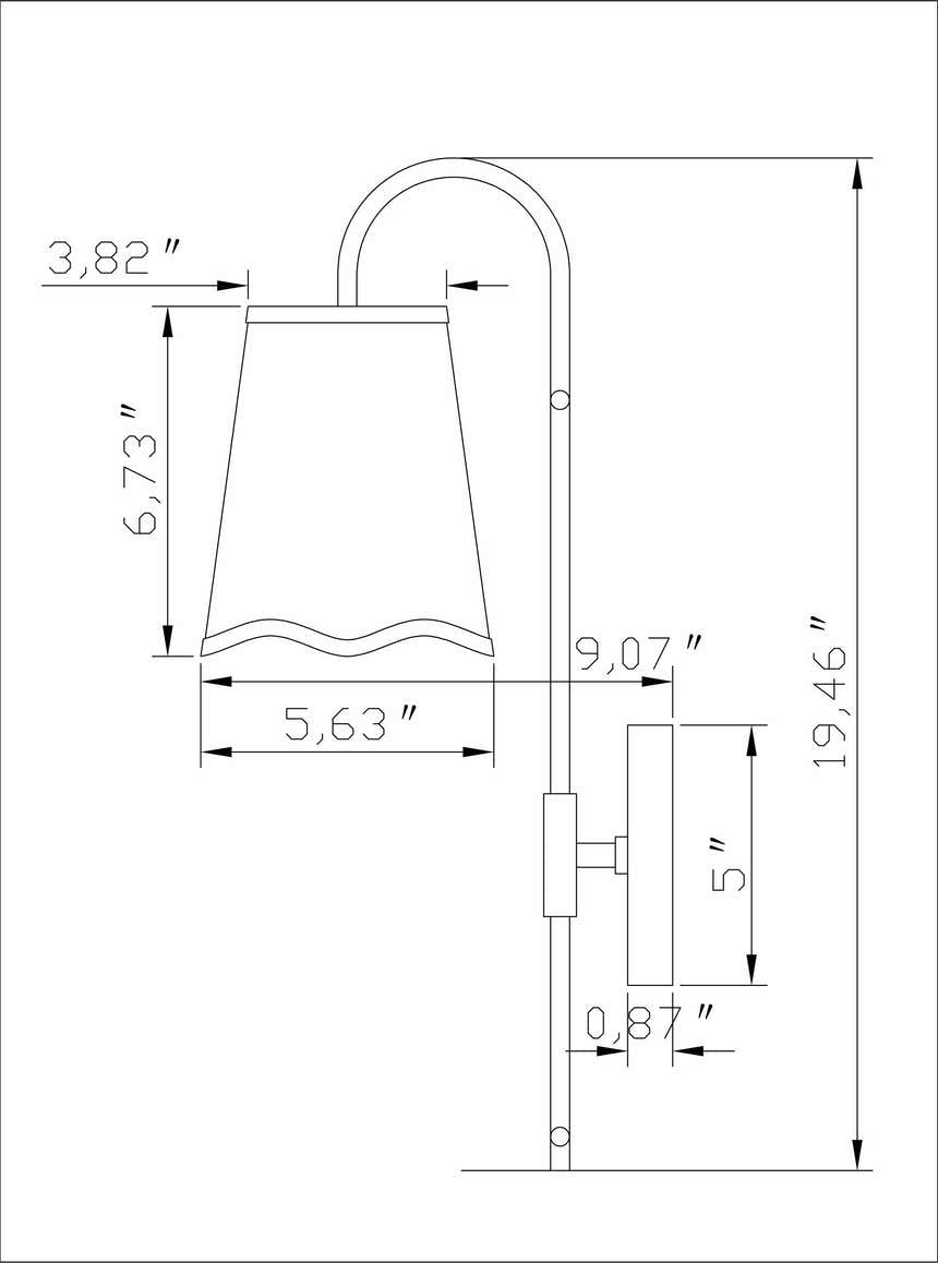 Vilasantar Yellow Wall Sconce