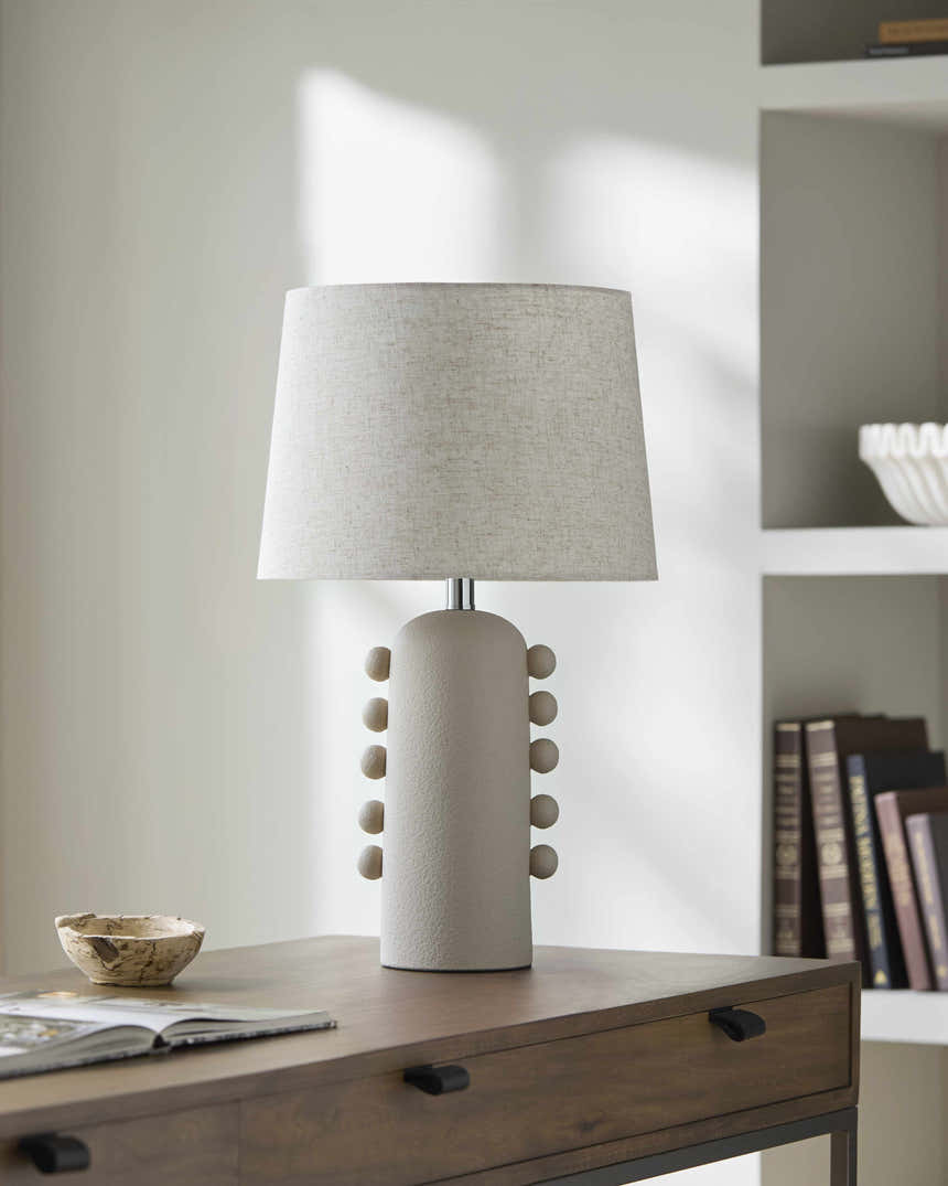 Valendries Peach Table Lamp