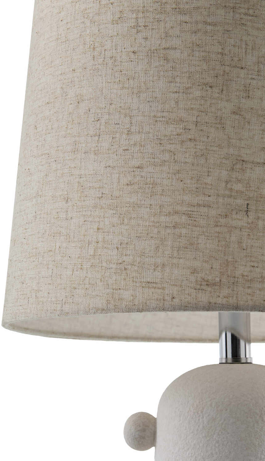 Valendries White Table Lamp