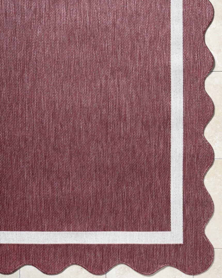 Varro Burgundy Area Rug