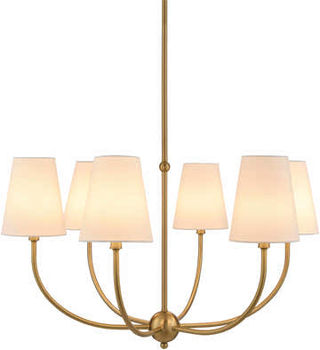 Vishnyovka Metallic - Brass Chandelier