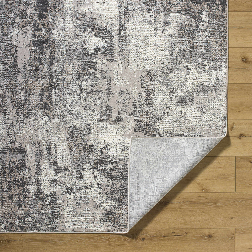 Velez 3D Rock Pattern Washable Rug