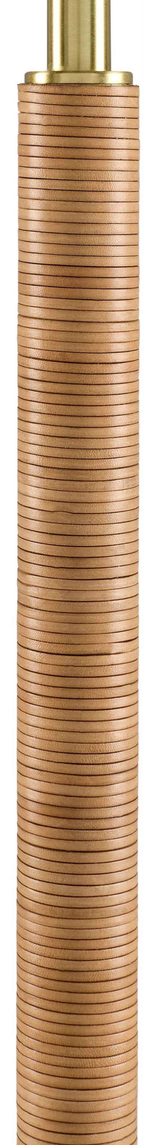 Vigonzone Metallic Brass Contemporary Floor Lamp