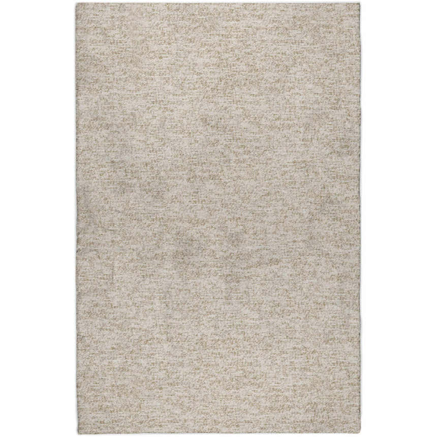 Close-up of the beige Dalyn Luxury Voyage VY1 Washable Area Rug, showing its subtle pattern and soft texture.