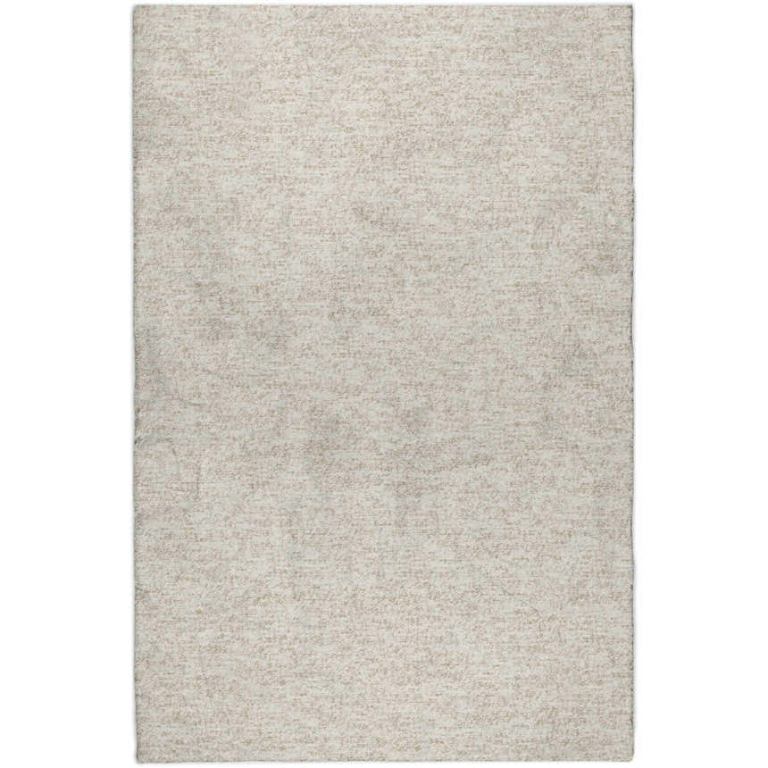 Close-up of the beige Dalyn Luxury Voyage VY2 Linen Washable Area Rug, showing its subtle texture and neutral color.