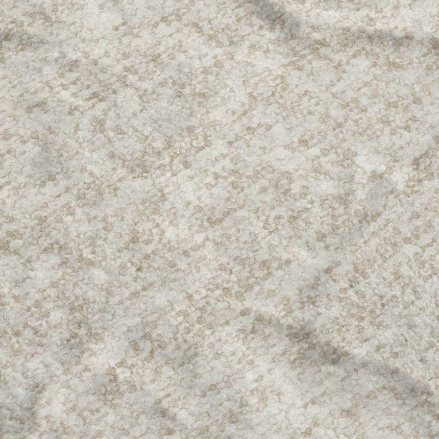 Close-up of the beige Dalyn Luxury Voyage VY2 Linen Washable Area Rug showing its subtle pattern and soft texture.