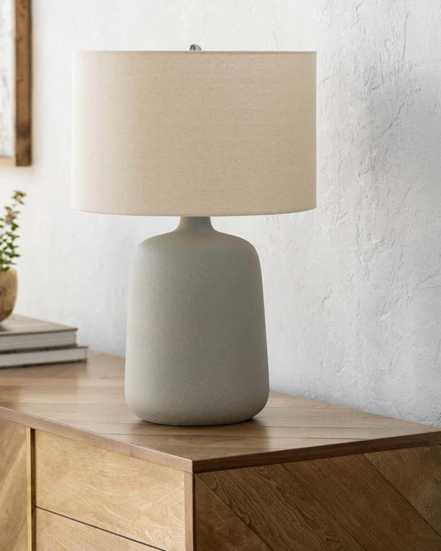 Villegouge Gray Table Lamp