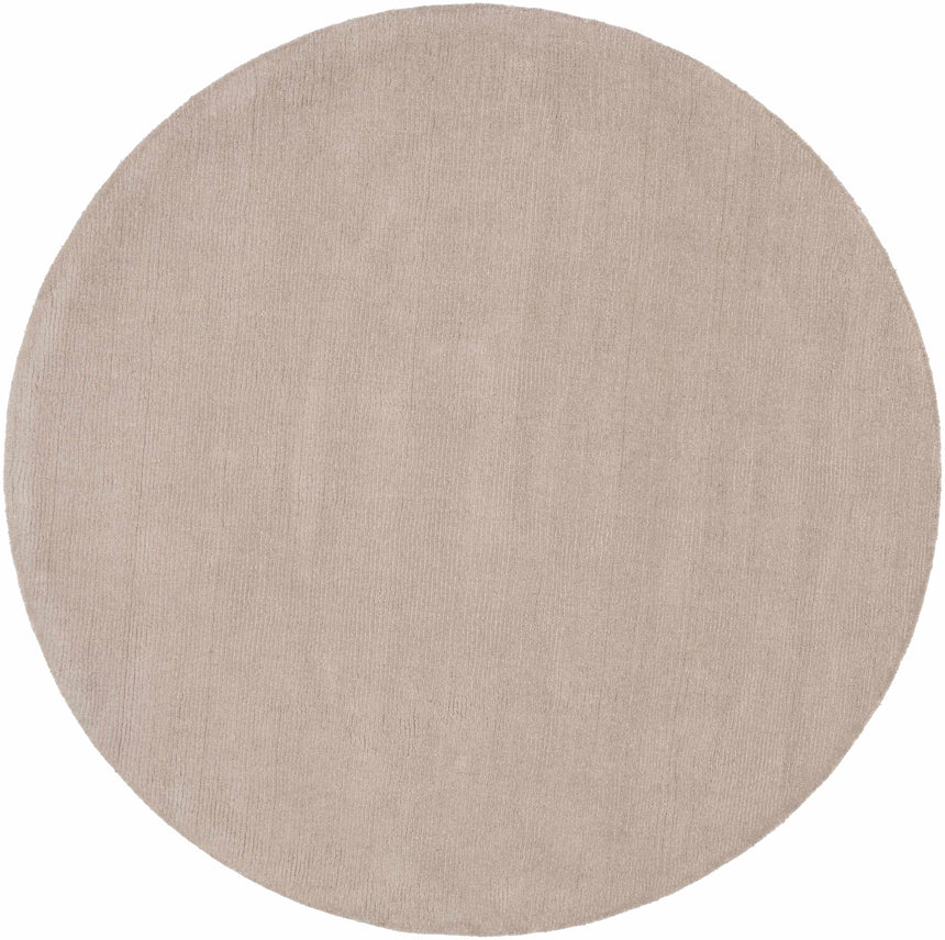 Made to Order Custom Size Brockton Solid Wool Tan Area Rug