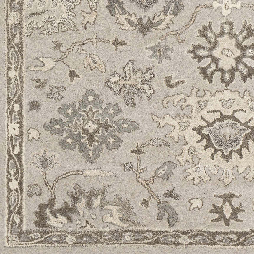 Sample Willimantic Beige Thick Wool Rug