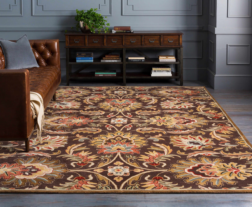 Made to Order Custom Size Chesterton Hand Tufted Brown 1028 Area Rug
