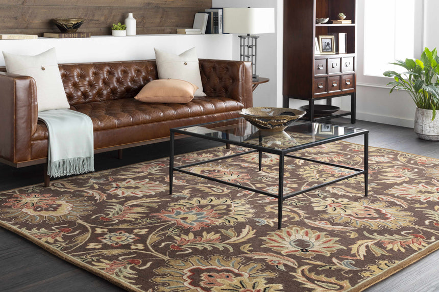 Made to Order Custom Size Chesterton Hand Tufted Brown 1028 Area Rug