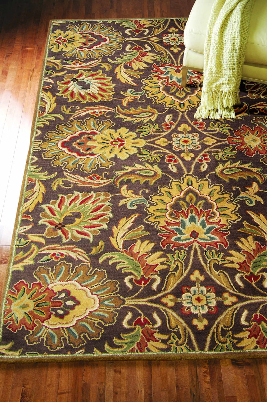 Made to Order Custom Size Chesterton Hand Tufted Brown 1028 Area Rug