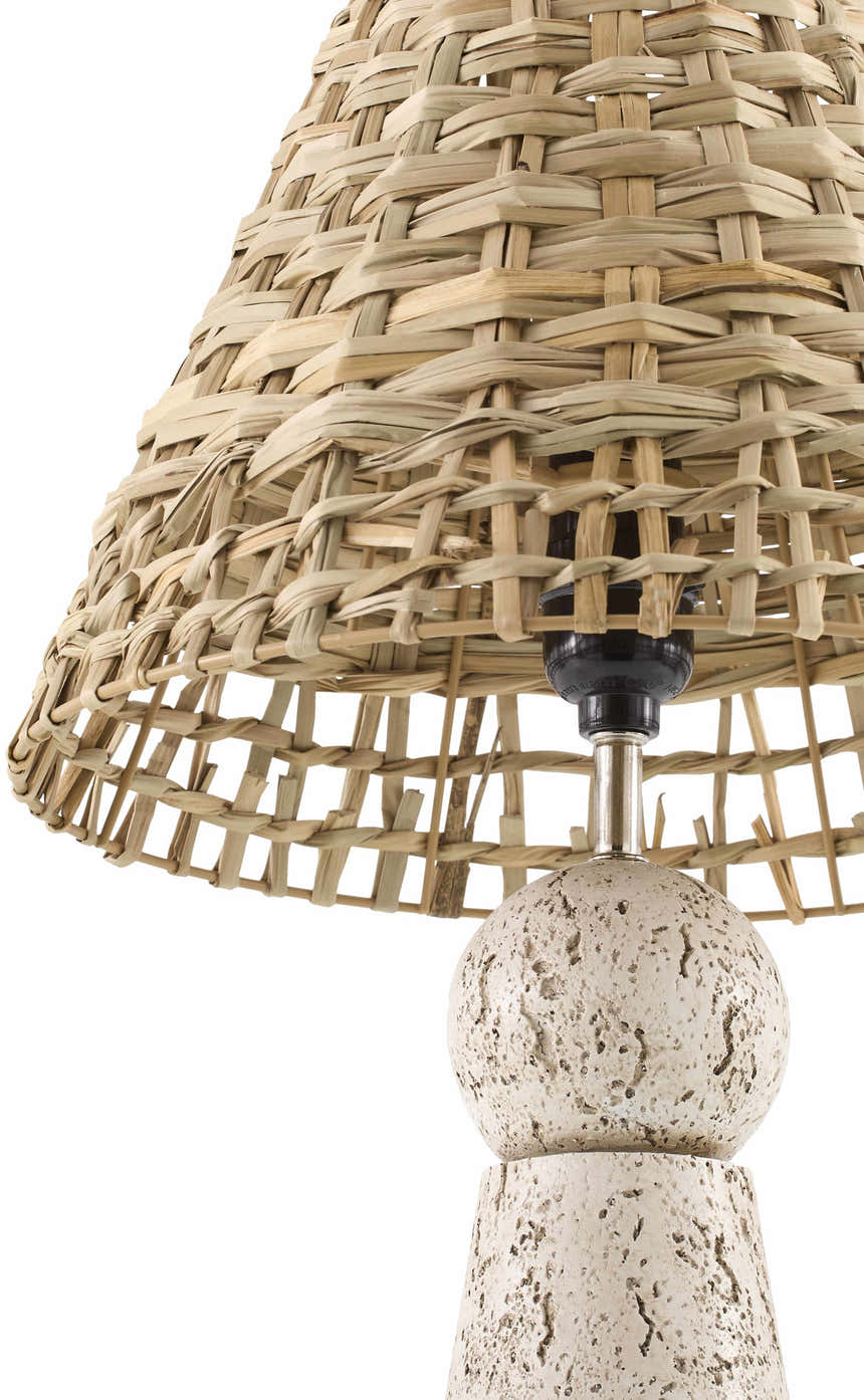 Aimargues Dark Red Table Lamp