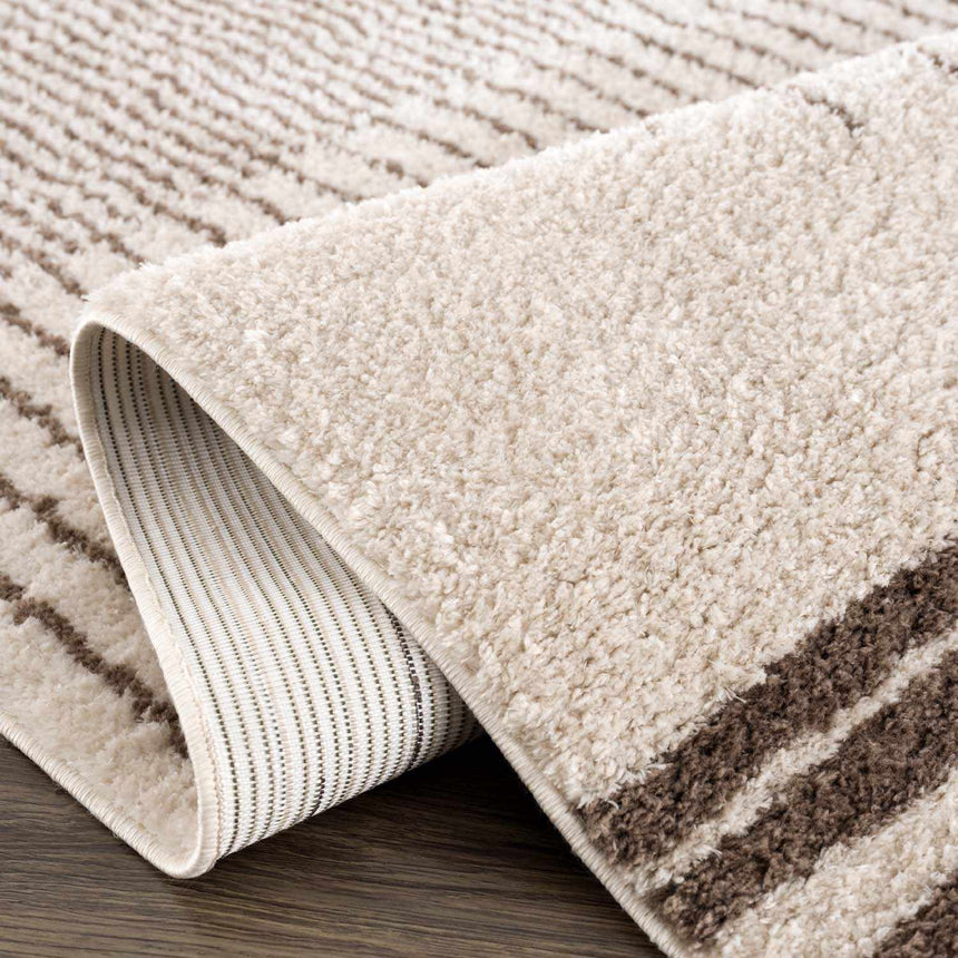 Apichu Brown Washable Area Rug