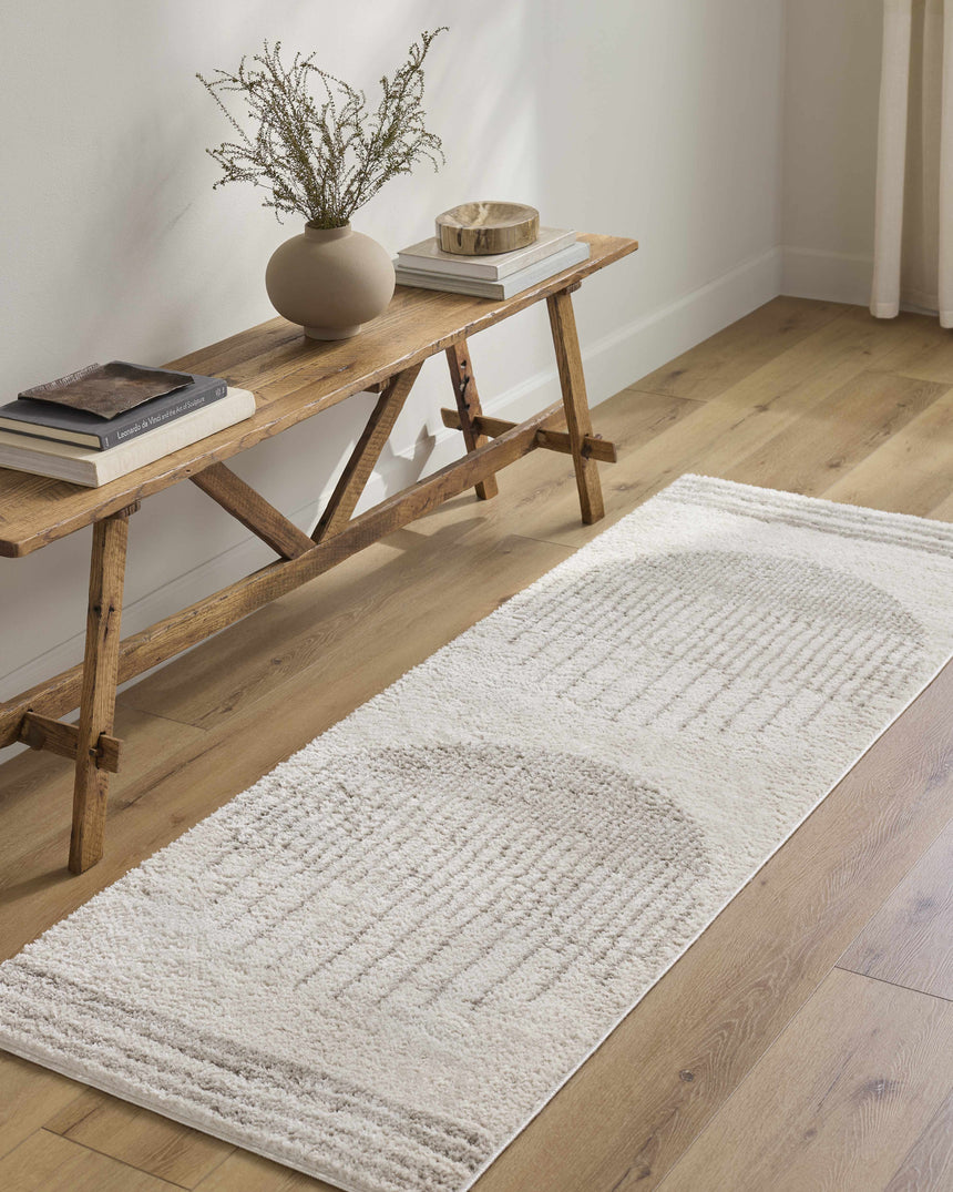 Apichu Gray Washable Area Rug