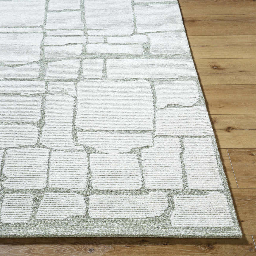 Made to Order Custom Size Yetty Sage Area Rug