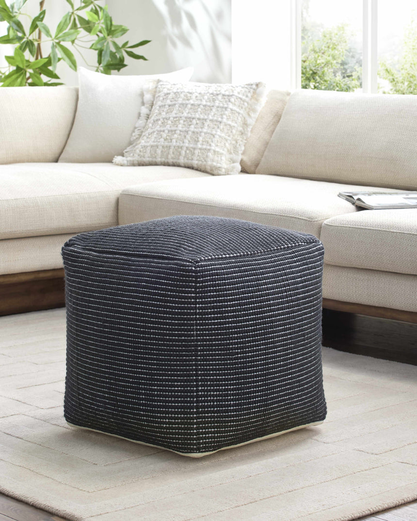 Yakymivka Black Pouf