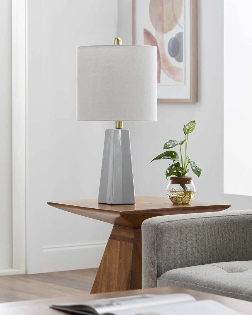 Yubileyny Pale Blue Table Lamp