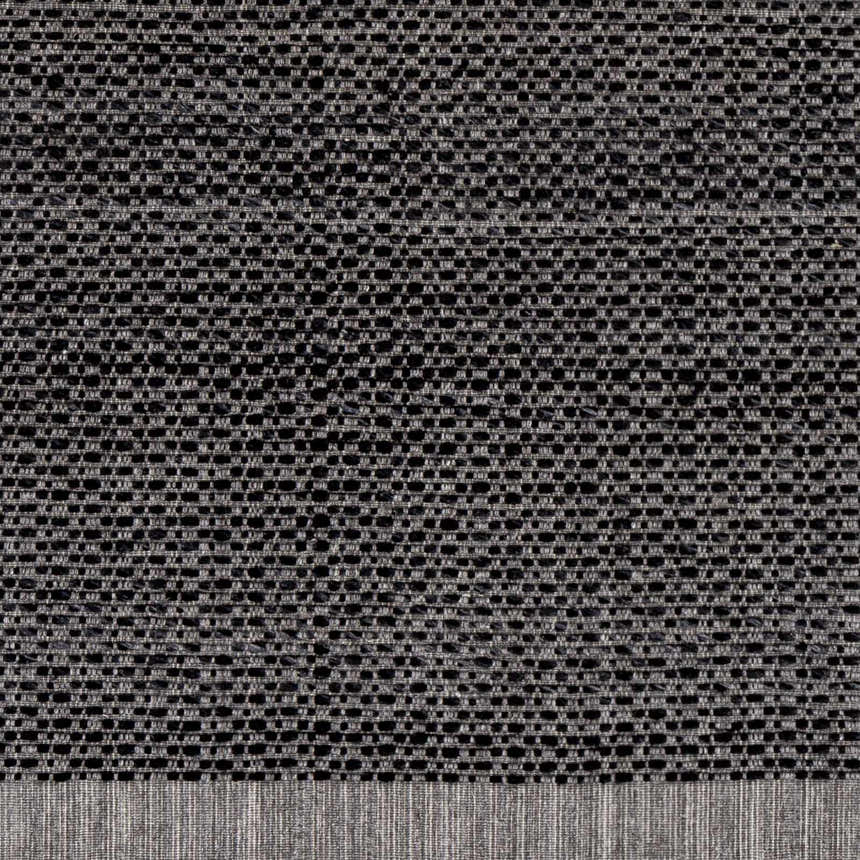 Sample Yong Hand Loomed Black Indoor & Outdoor Rug