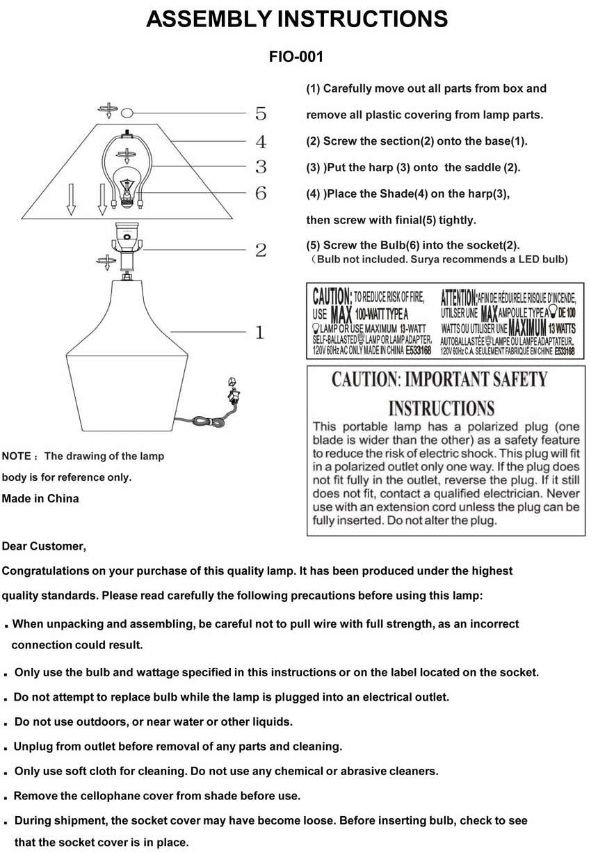 Amatanejo Table Lamp