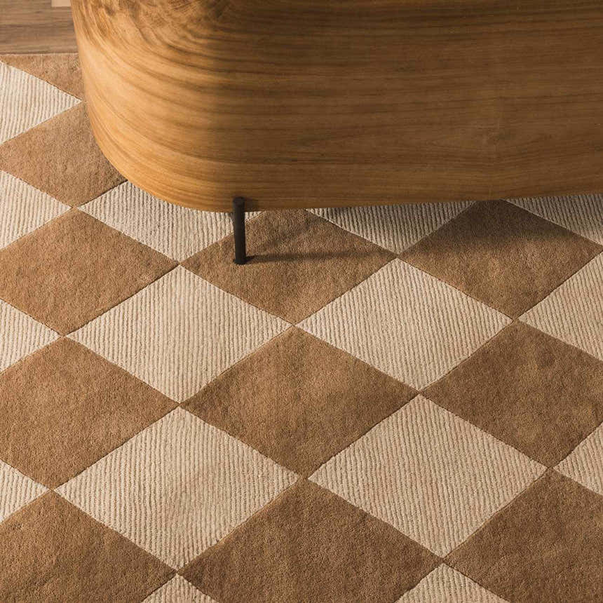 Made to Order Custom Size Aradia Tan Area Rug