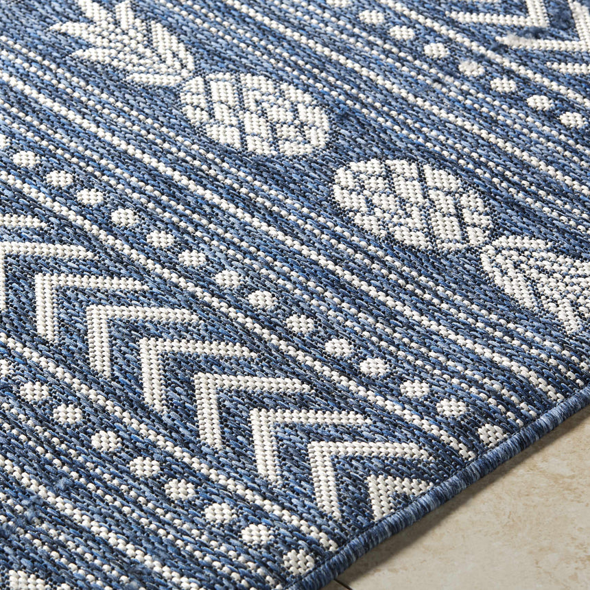 Zaida Blue Area Rug