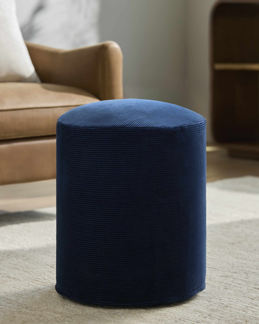 Zvishavane Navy Blue Pouf