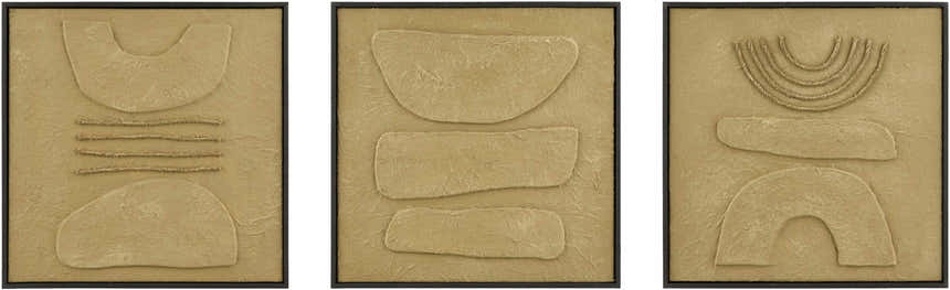 Zhalantun Taupe Wall Decor