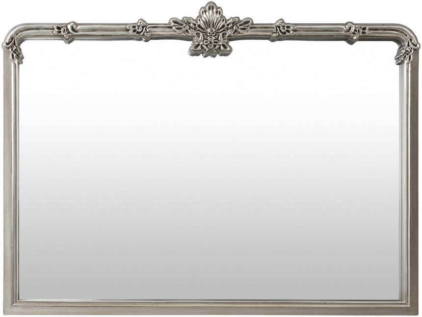 Zutendaal Metallic Silver Mirror