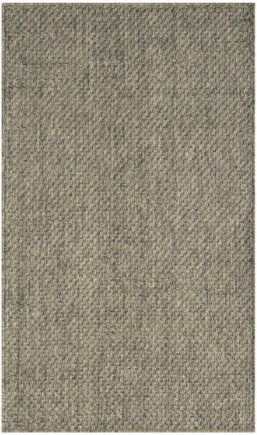 Close-up of the woven texture and olive color of the Nourison Tulum Olive Outdoor Area Rug.