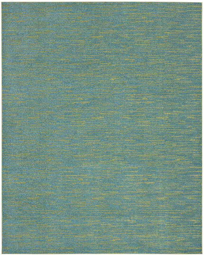 Nourison Essentials Blue Green Outdoor Area Rug