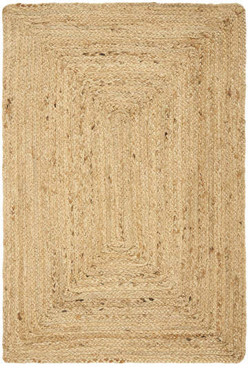 Close-up of the natural fiber weave of the Nourison Natural Jute Farmhouse Indoor Area Rug.